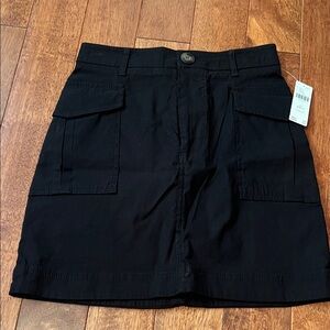 Black Women's Magic fabric Colette Cargo skirt Anthropologie Maeve